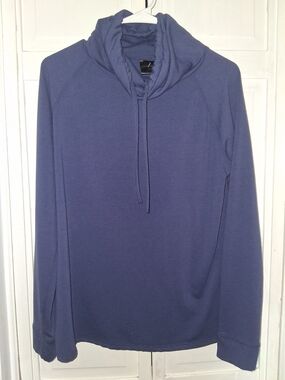 32 Degrees Women's Navy Blue Cowl Neck Pullover